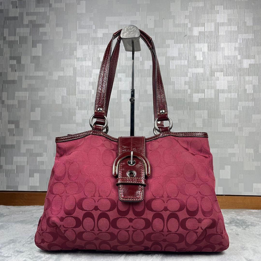 バッグ Vintage Coach Bag Signature Soho