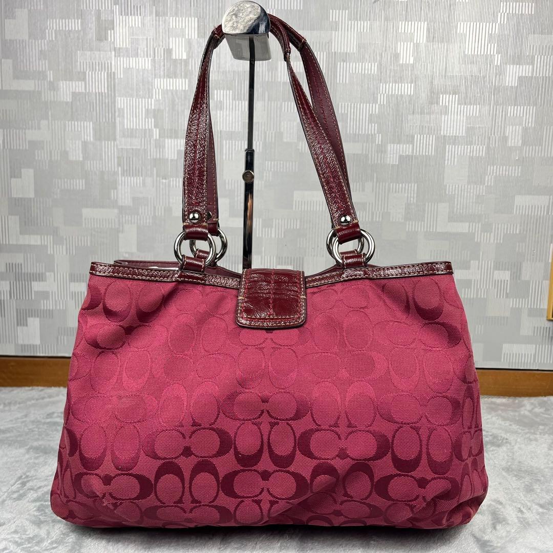 バッグ Vintage Coach Bag Signature Soho