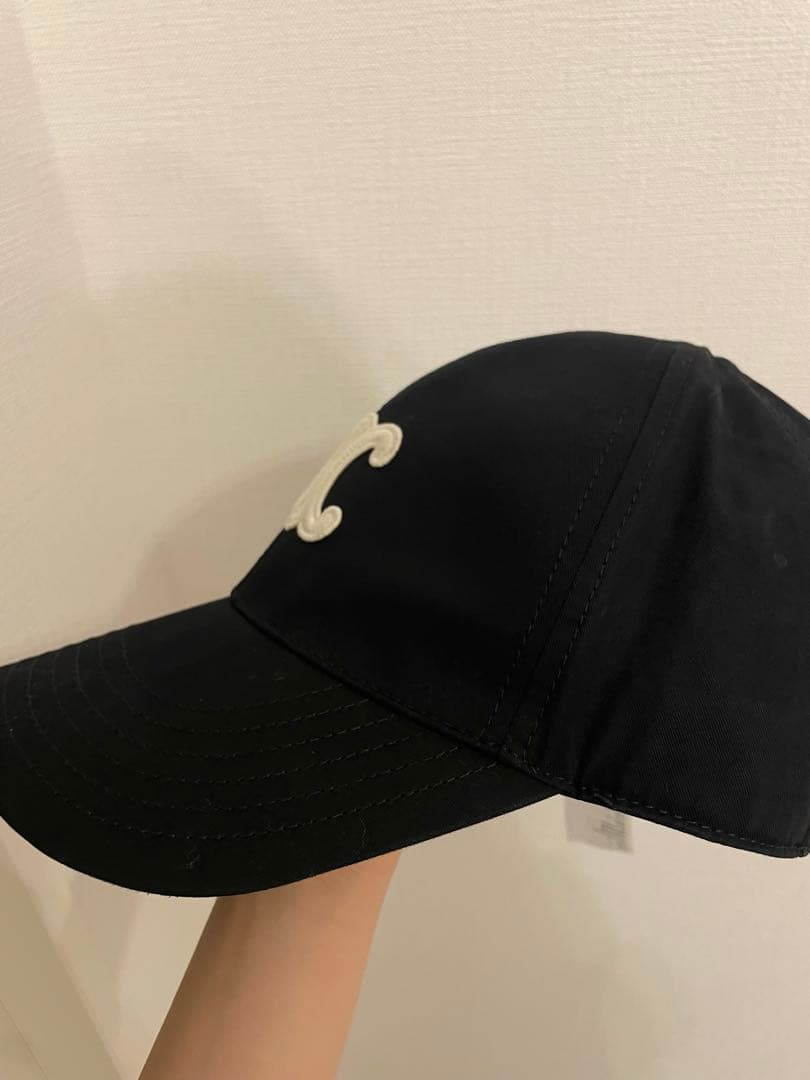CELINE キャップ ブラック