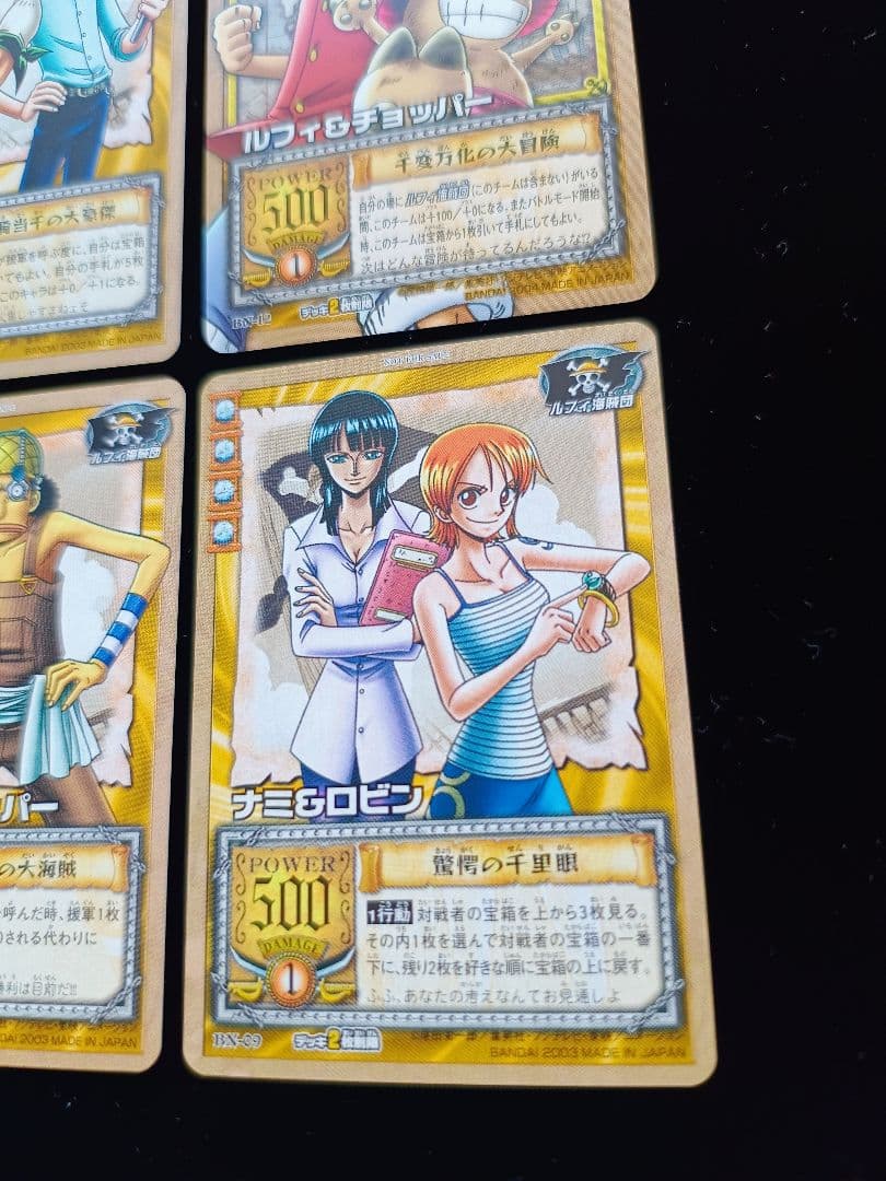 大会プロモ 麦わらの一味 4枚セット 旧ワンピースカード