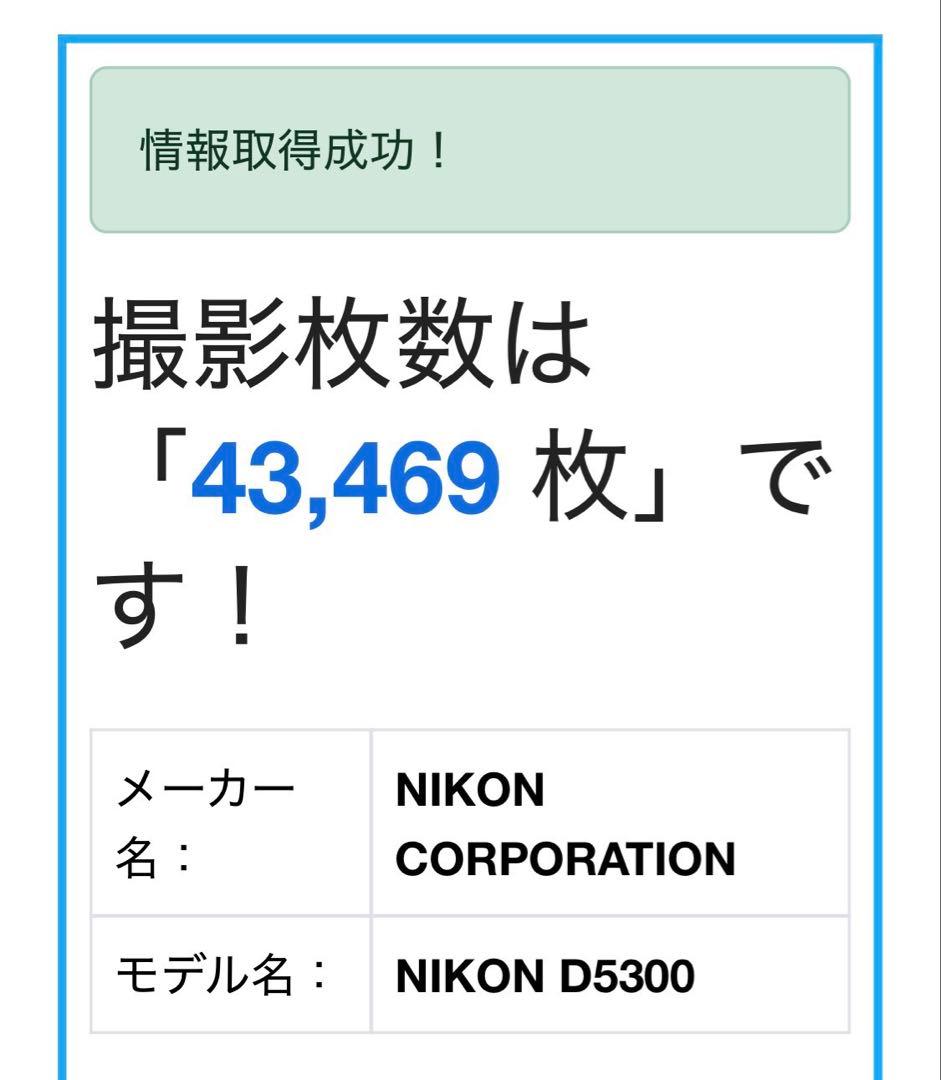NIKON D5300 55-200mm デジタル一眼レフ