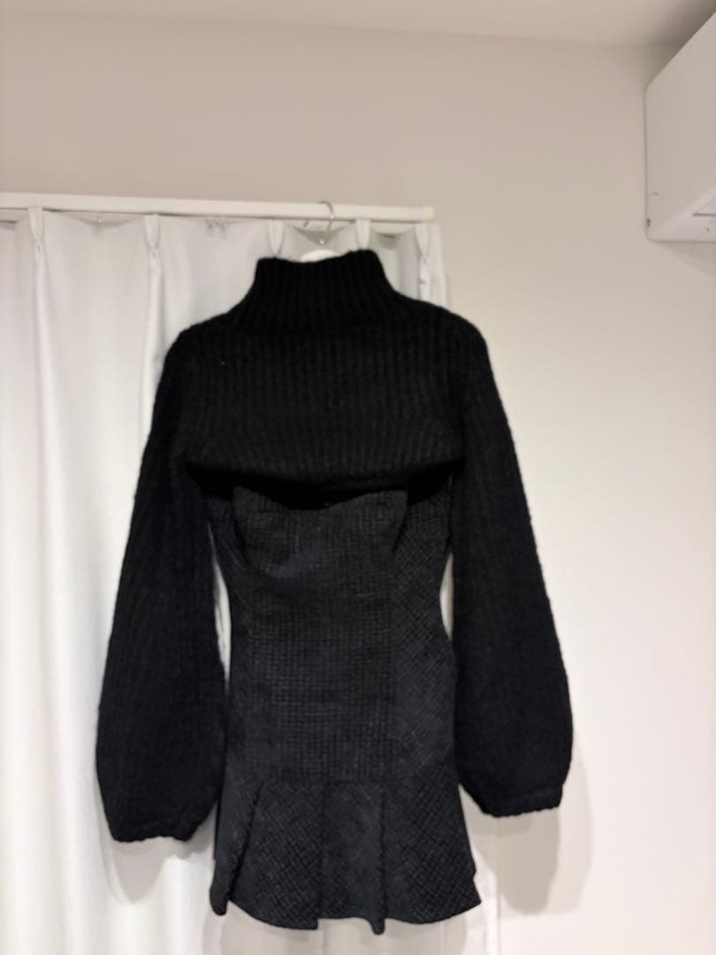 andmary　Twiggy tweed mini dress