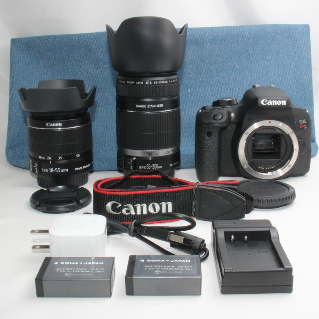 ❤️予備バッテリー付き❤️Canon Kiss X9i 手振れ補正ダブルズーム