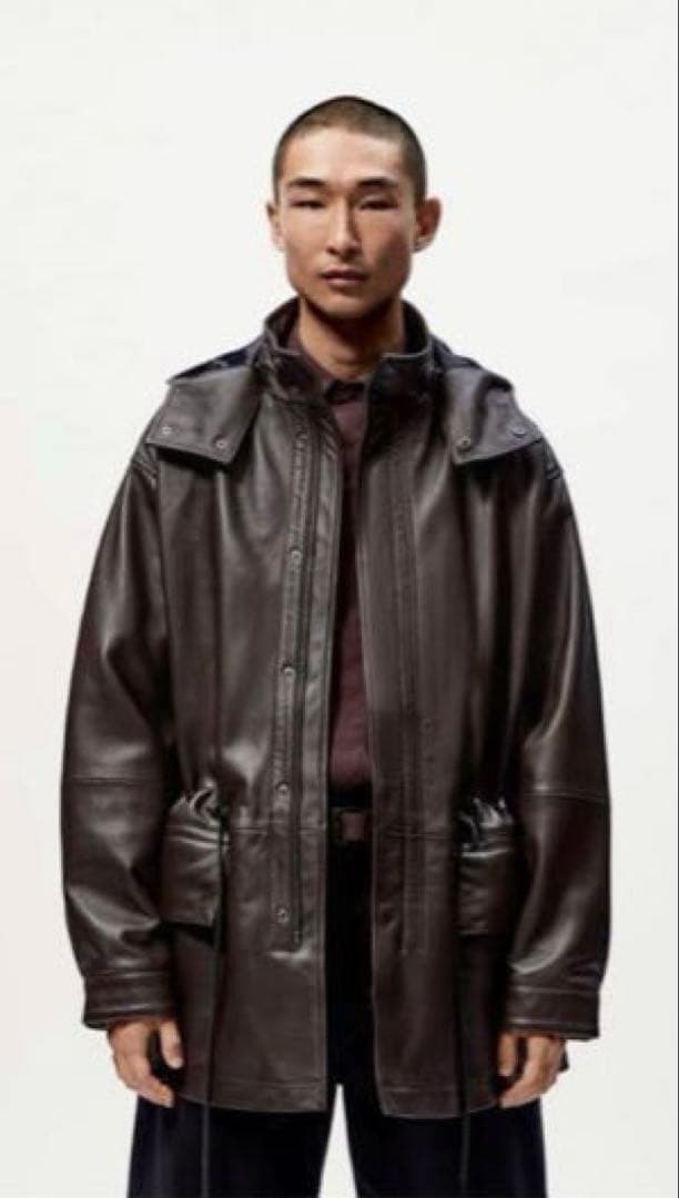 k*i様 studio nicholson ZARA レザーパーカー スタジオニ