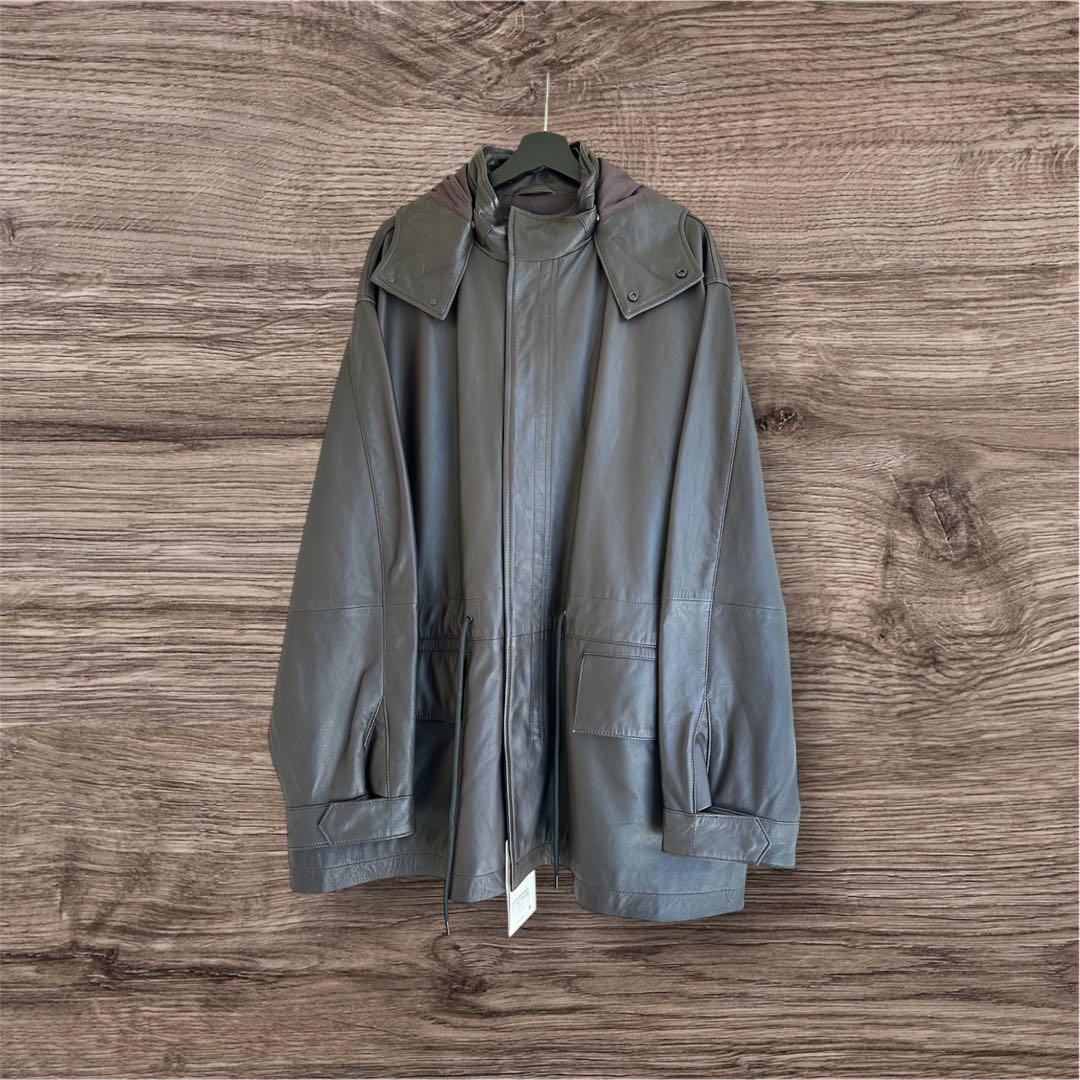 k*i様 studio nicholson ZARA レザーパーカー スタジオニ