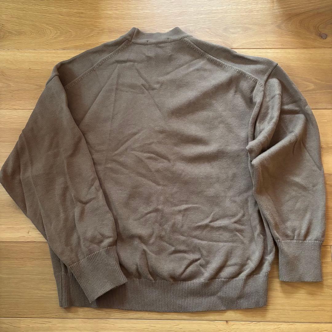 argue コットンカシミヤ カーディガン キャメル