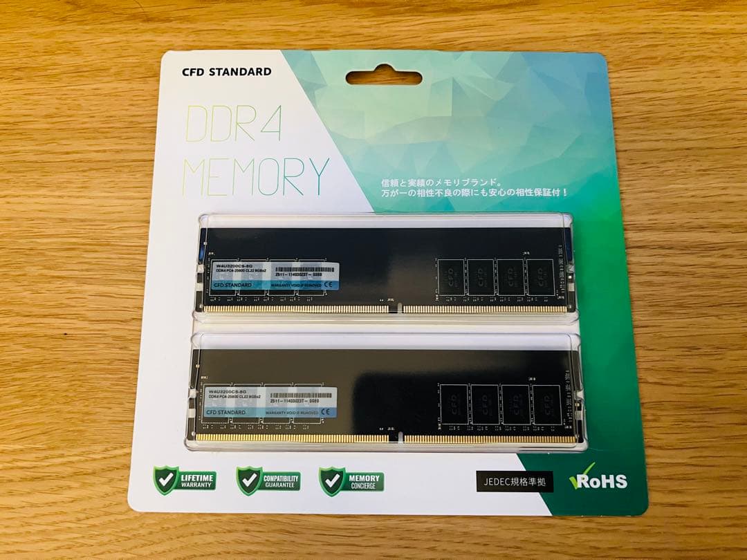 新品未開封品CFD Standard DDR4 16GB メモリ
