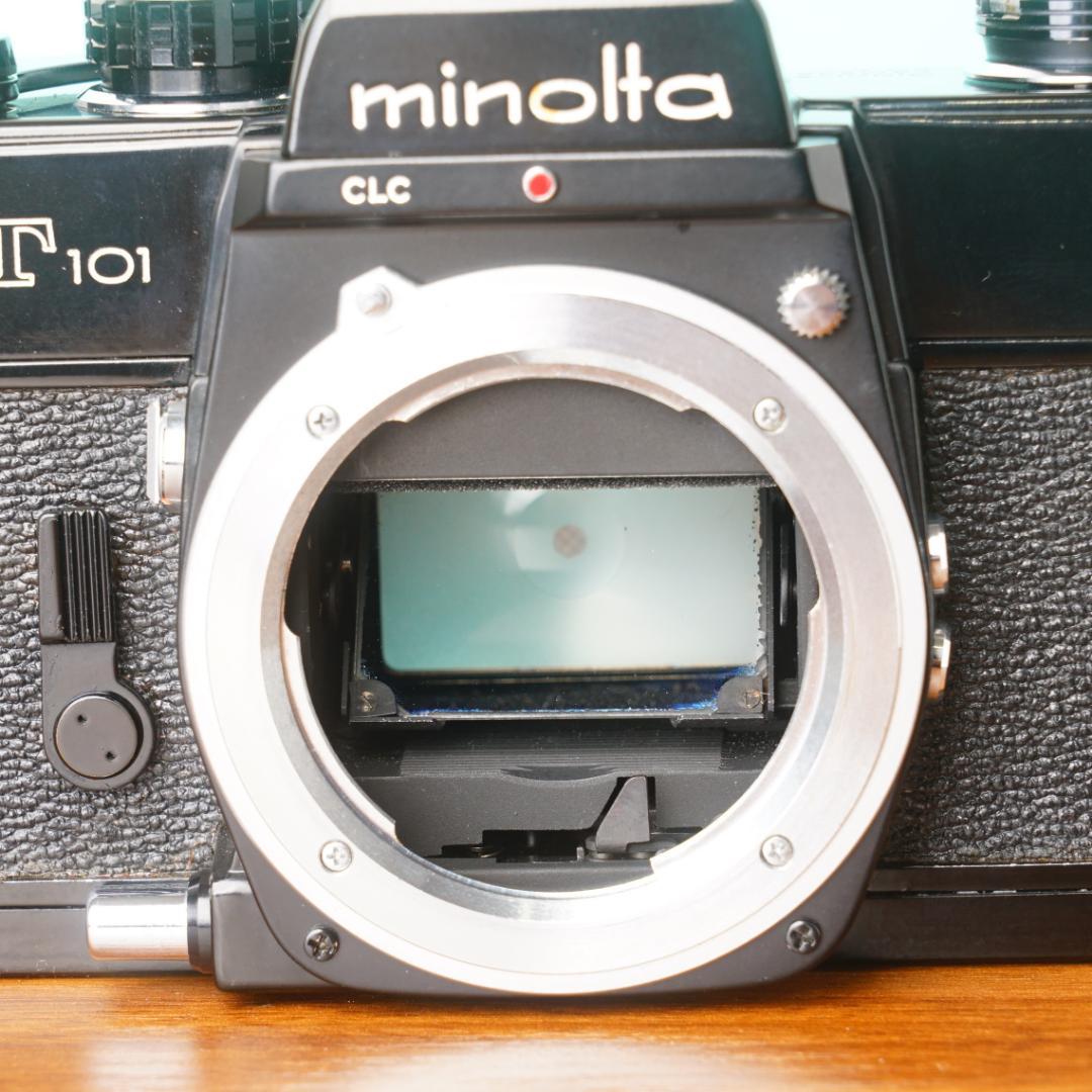 [美品] 完動品◎ミノルタ SRT101 ブラック ボディ フィルムカメラ 48