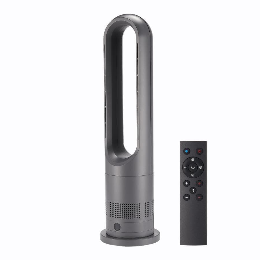 タワーファン 冷暖 扇風機 冷暖兼用 静音 羽なし スリム76cmR2840白