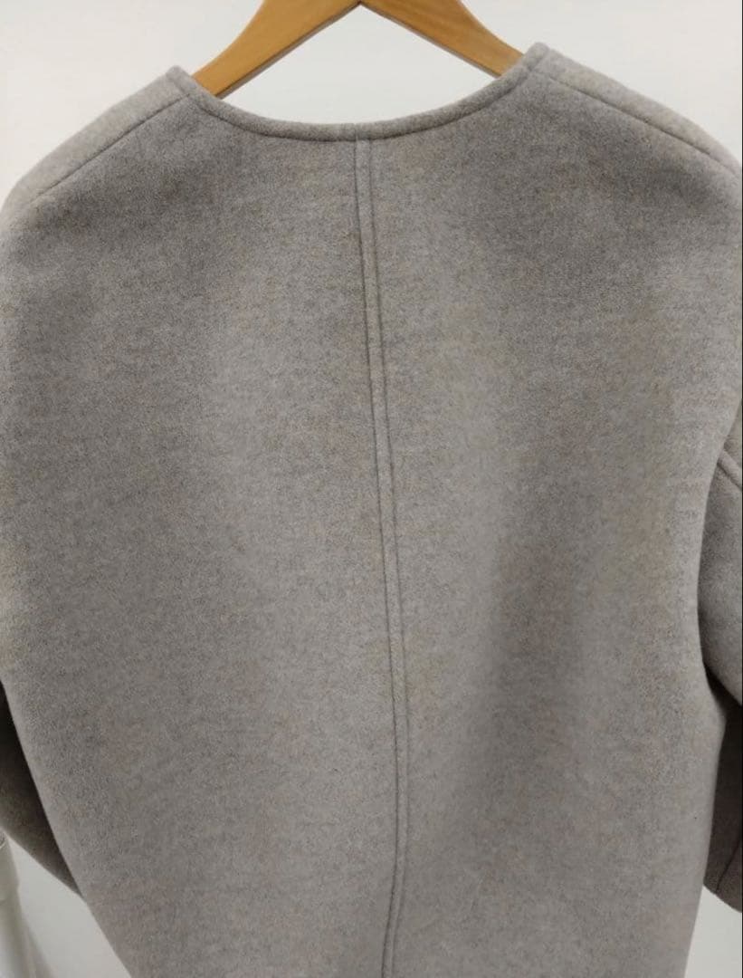 Noble　ノーブル　MTRカラーレスジップショートコート