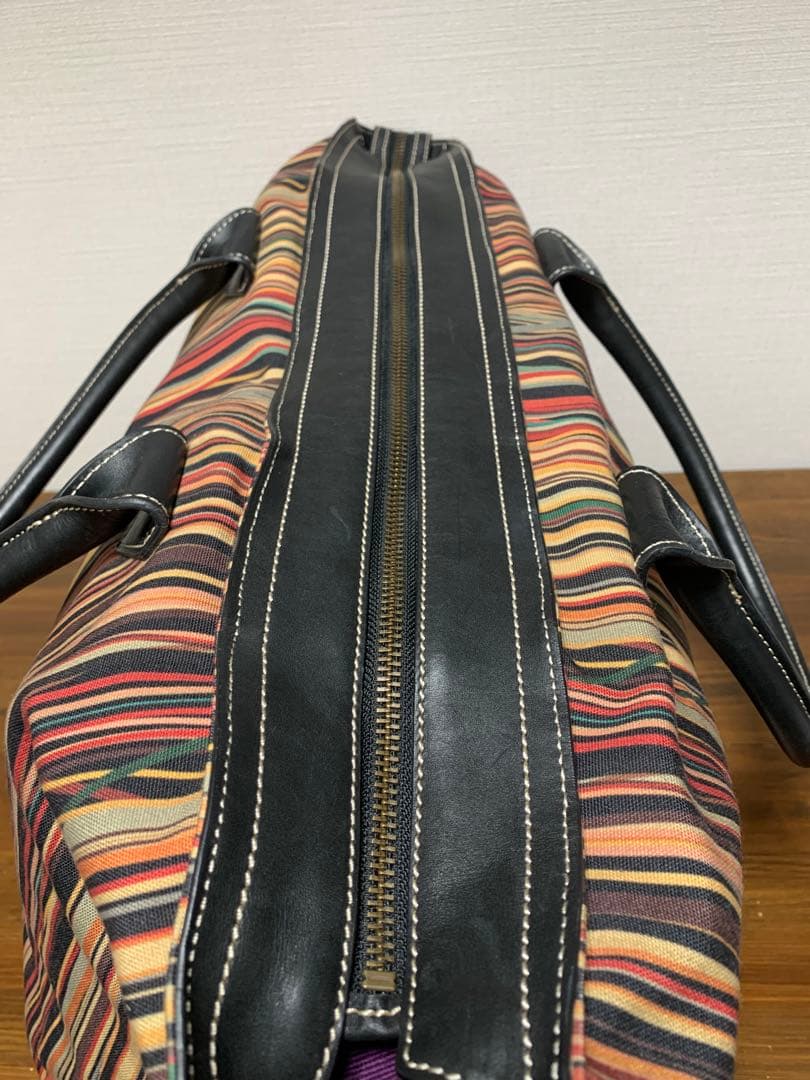 [PAUL SMITH] ヴィンテージマルチストライプ ラージトートバッグ