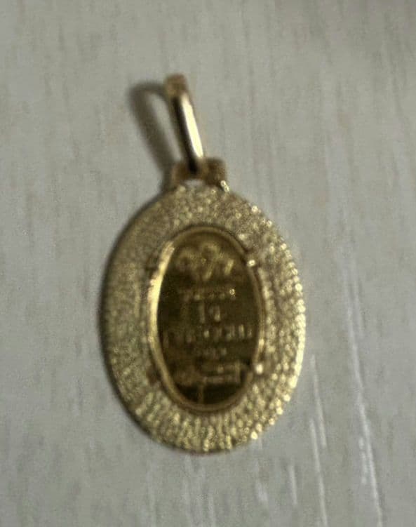 k24　k18　マリア　アトラス　純金　ペンダント　トップ