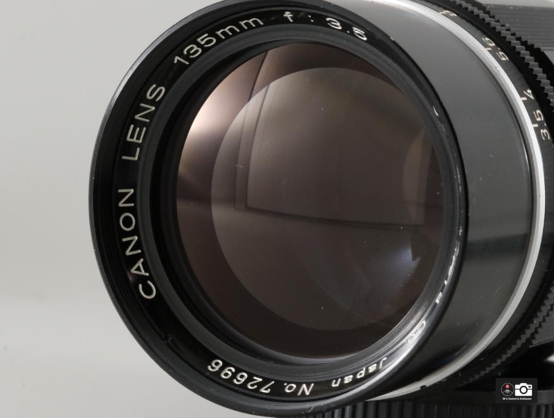美品Canon 135mm F3.5 III ライカＬ３９レンズ整備済