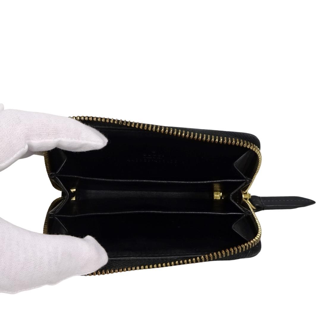 本物良品■グッチ■ミニウォレット/GG シマレザー/ケース/カードケース