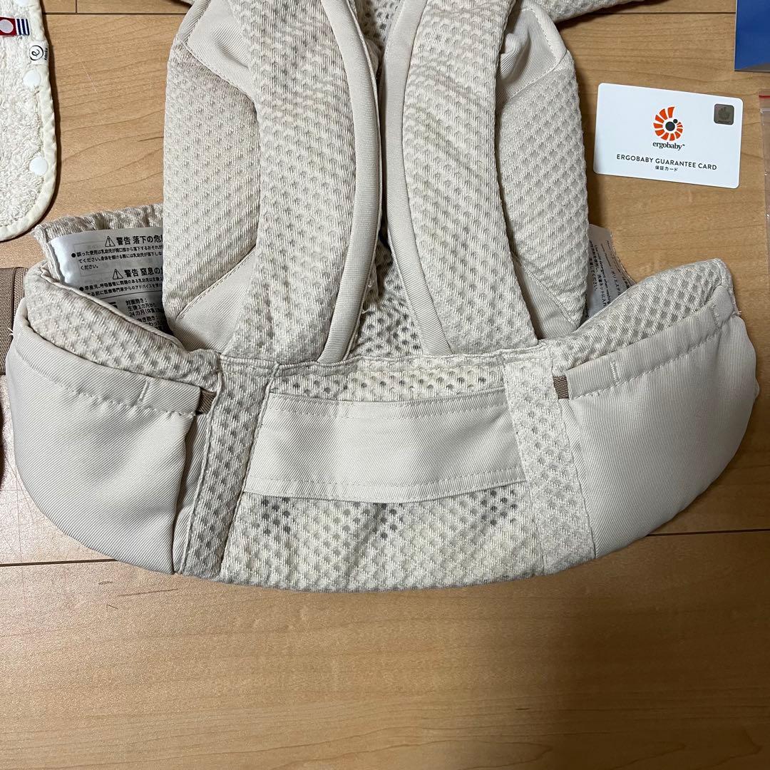 【正規品】抱っこ紐　エルゴベビー　オムニブリーズ　ナチュラルベージュ　箱ポーチ付