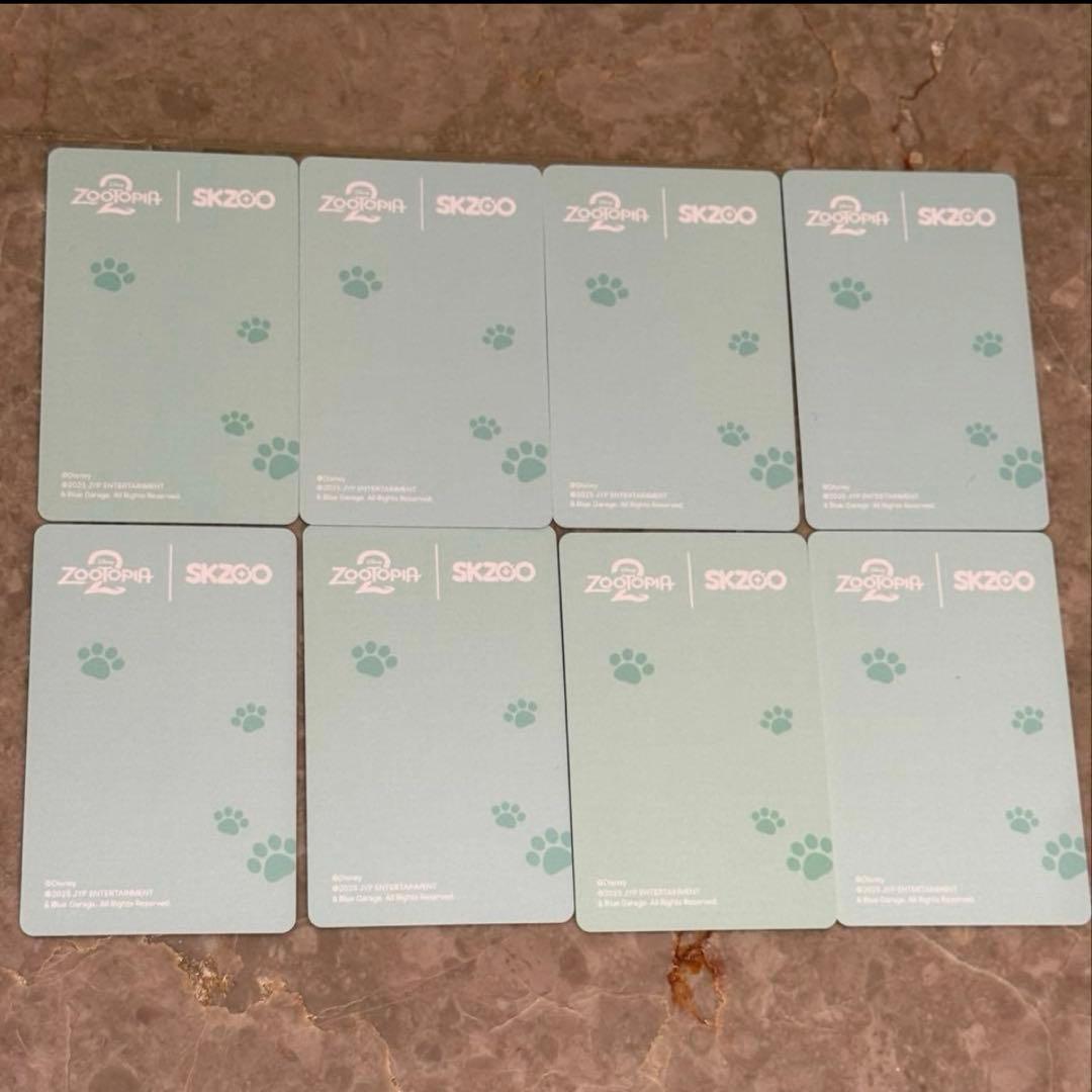 straykids スキズ　ズートピア　ポップアップ　8枚セット