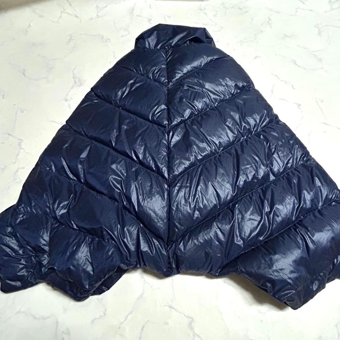 guxy グクスィー 変形 ポンチョ風ダウンコート Wジップ個性派 I44