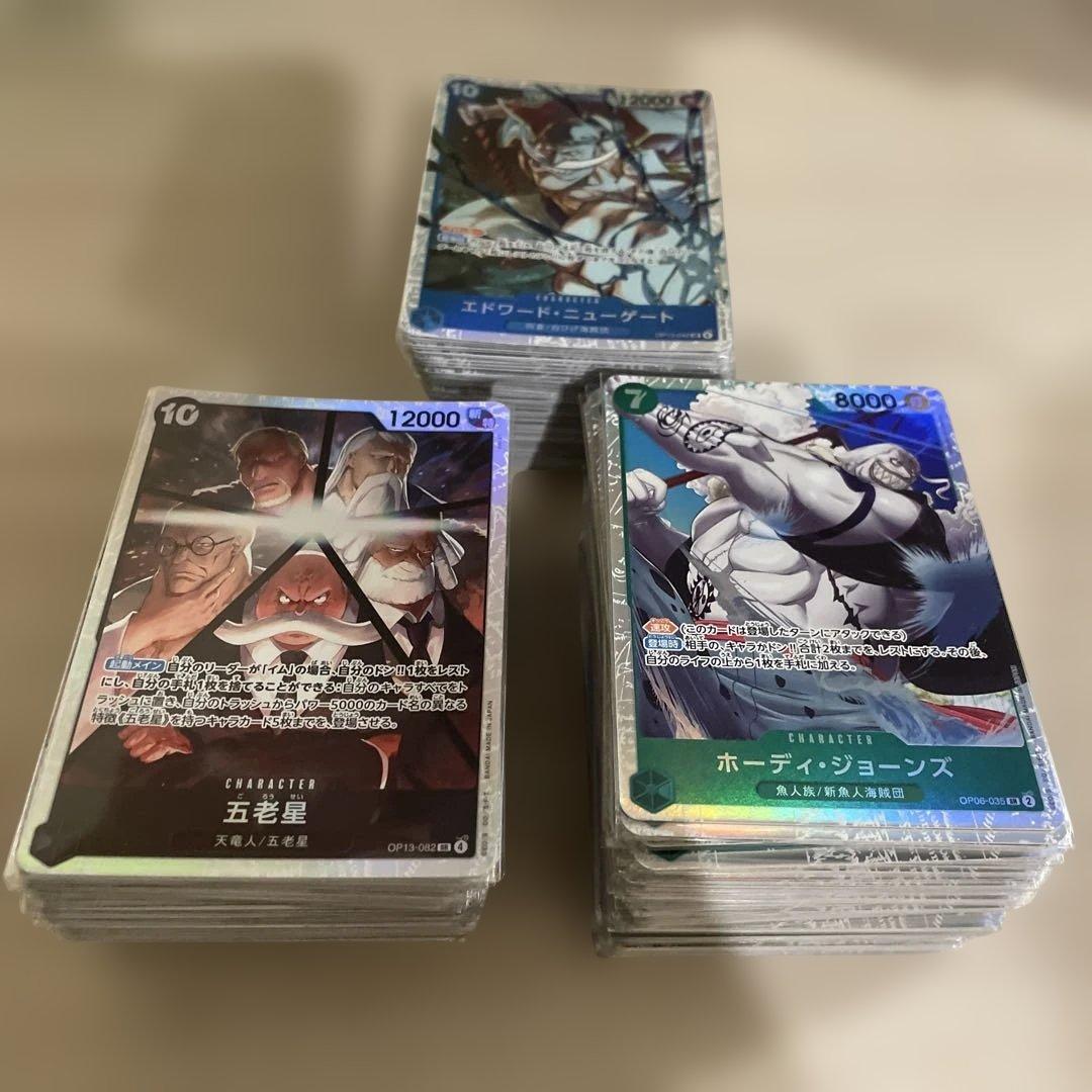 ワンピースカード　まとめ売り　引退品　sr r uc c