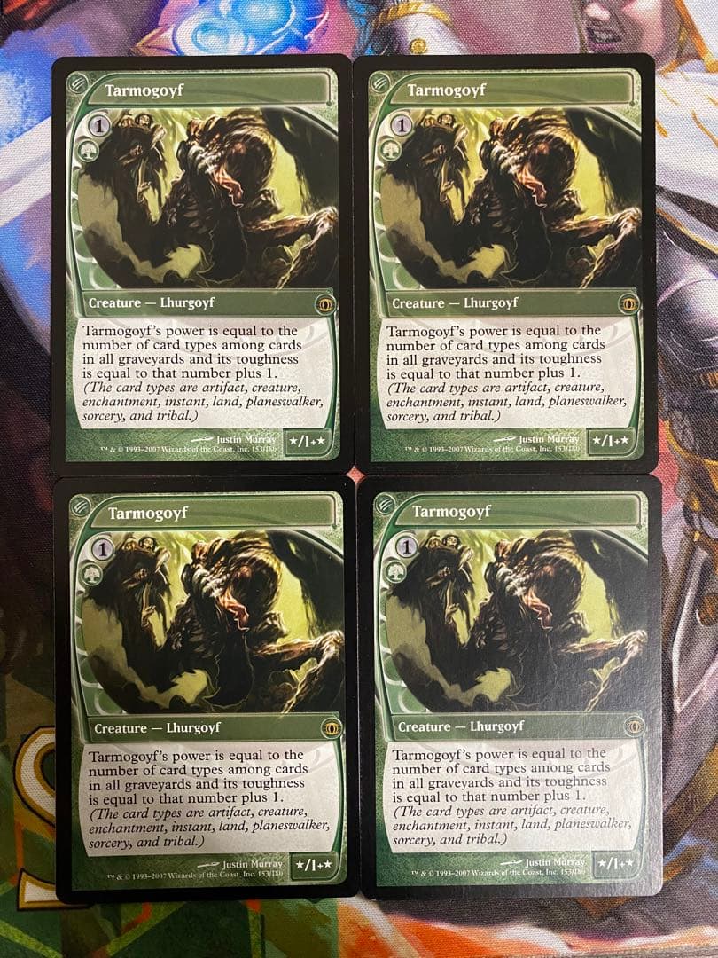 MTG タルモゴイフ 4枚 英語 未来予知