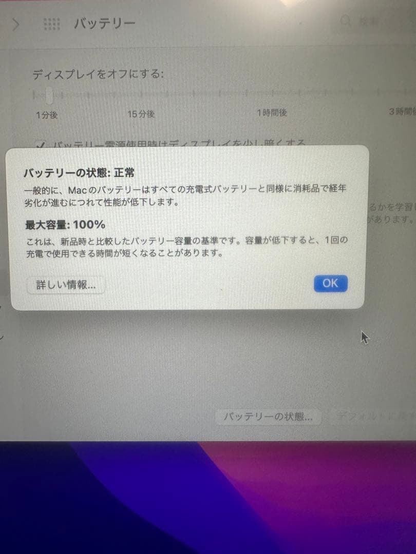 Macbook air M1 13inch【超美品！】