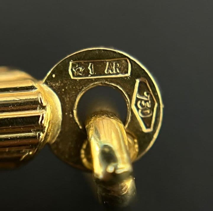 K18 YG ネックレストップ ウノアエレ 750 キリスト