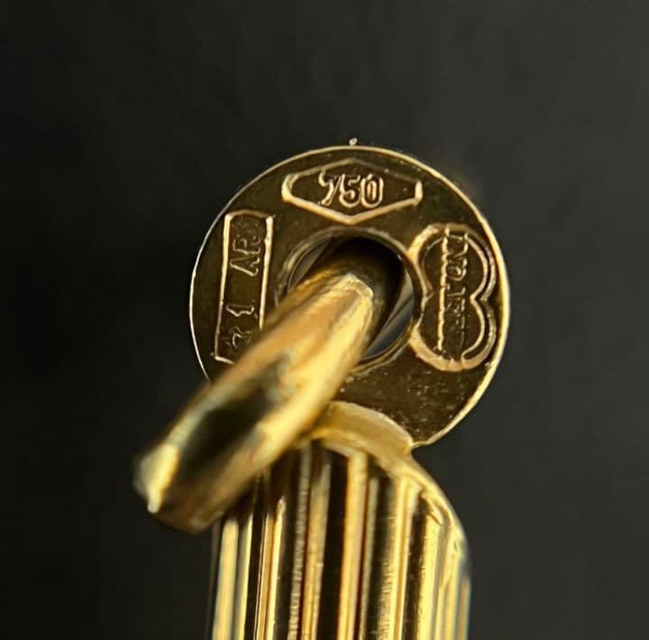 K18 YG ネックレストップ ウノアエレ 750 キリスト