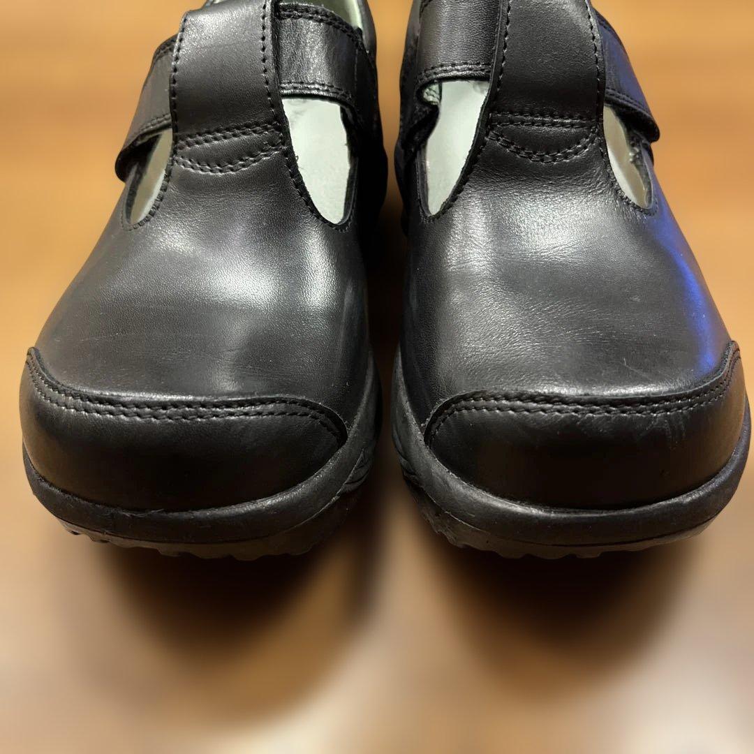 のさか　ストレッチウォーカー Xensible 黒 レディースシューズ 37