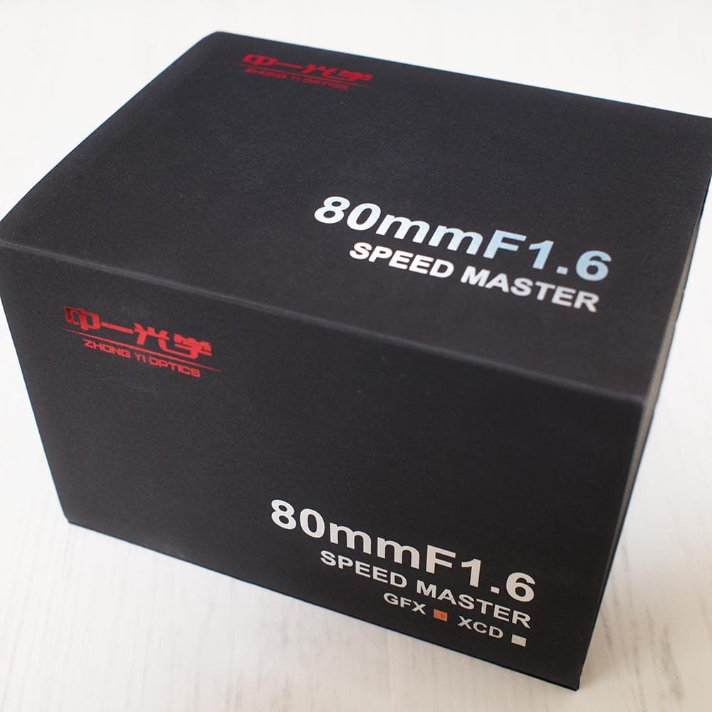 新品 中一光学 SPEEDMASTER 80mm F1.6 フジフイルム GFX