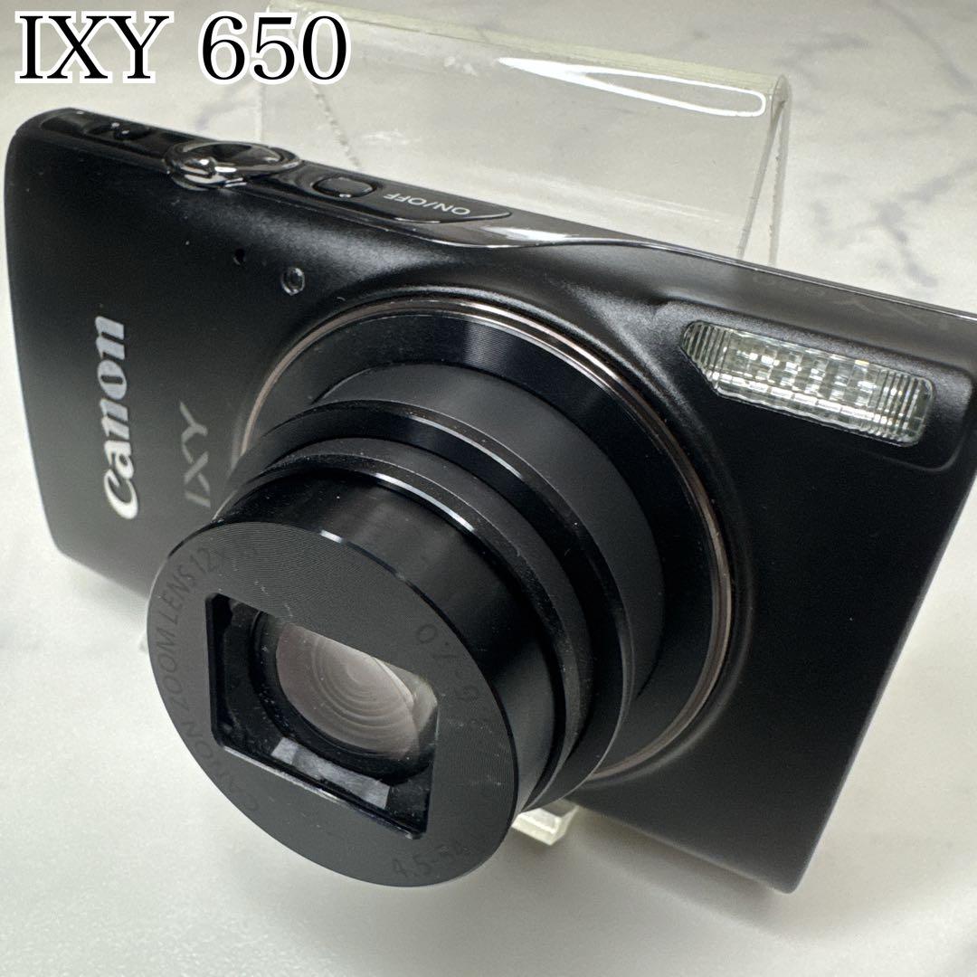 ✨美品✨Canon IXY 650 コンパクトデジタルカメラ ブラック