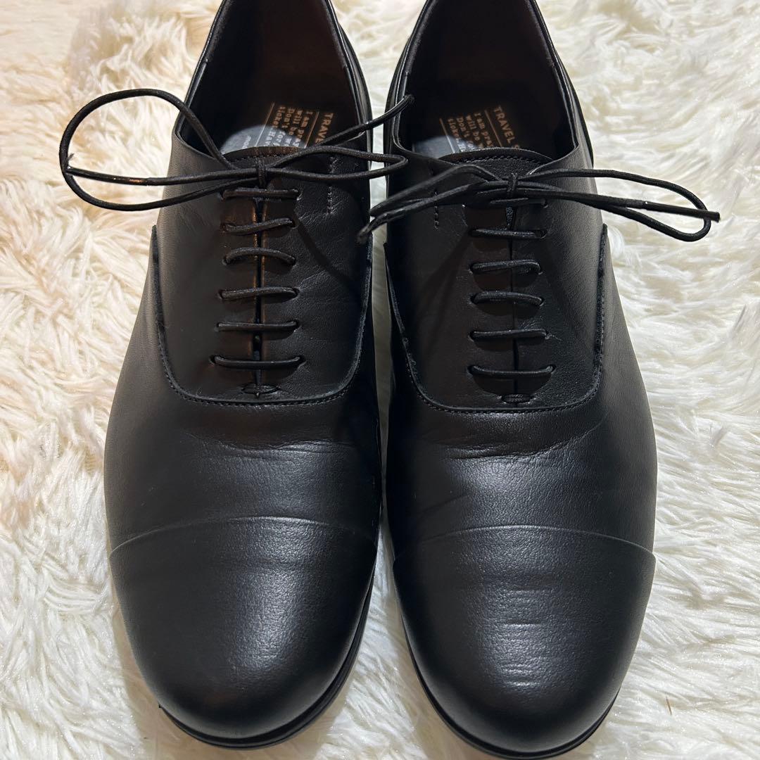 極美品✨ TRAVEL SHOES by chausser ストレートチップ 黒