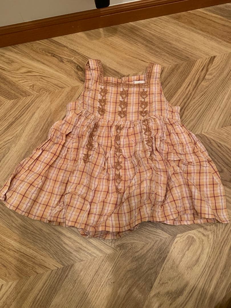 Apolina ベビー　ワンピース　バンダナ　セット