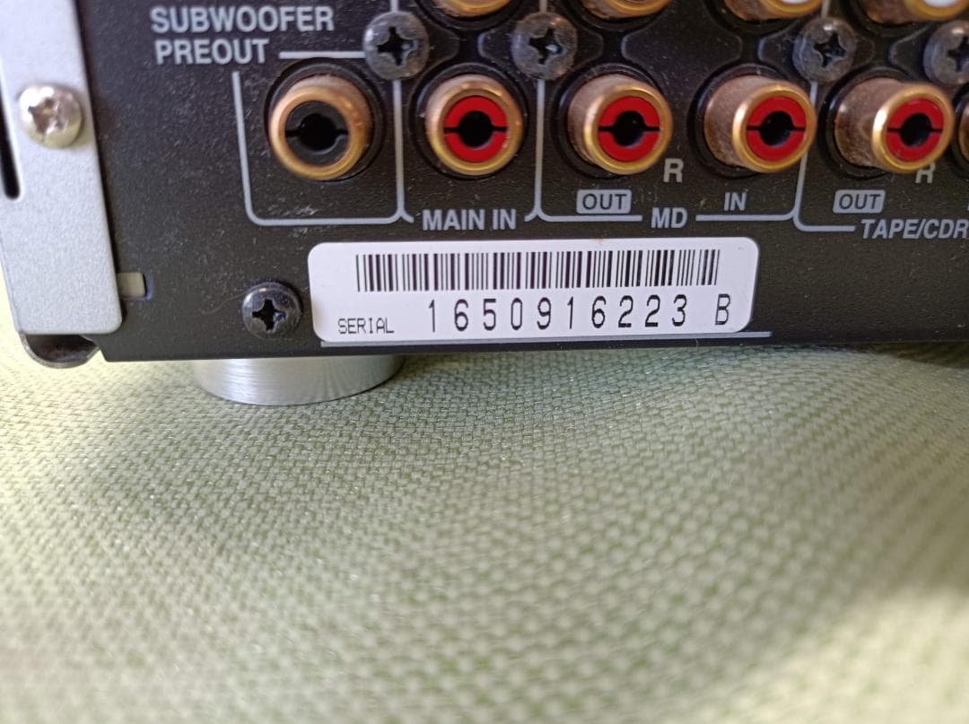 都《AUALG》ONKYO　A-933　プリメイン　アンプ　シルバー