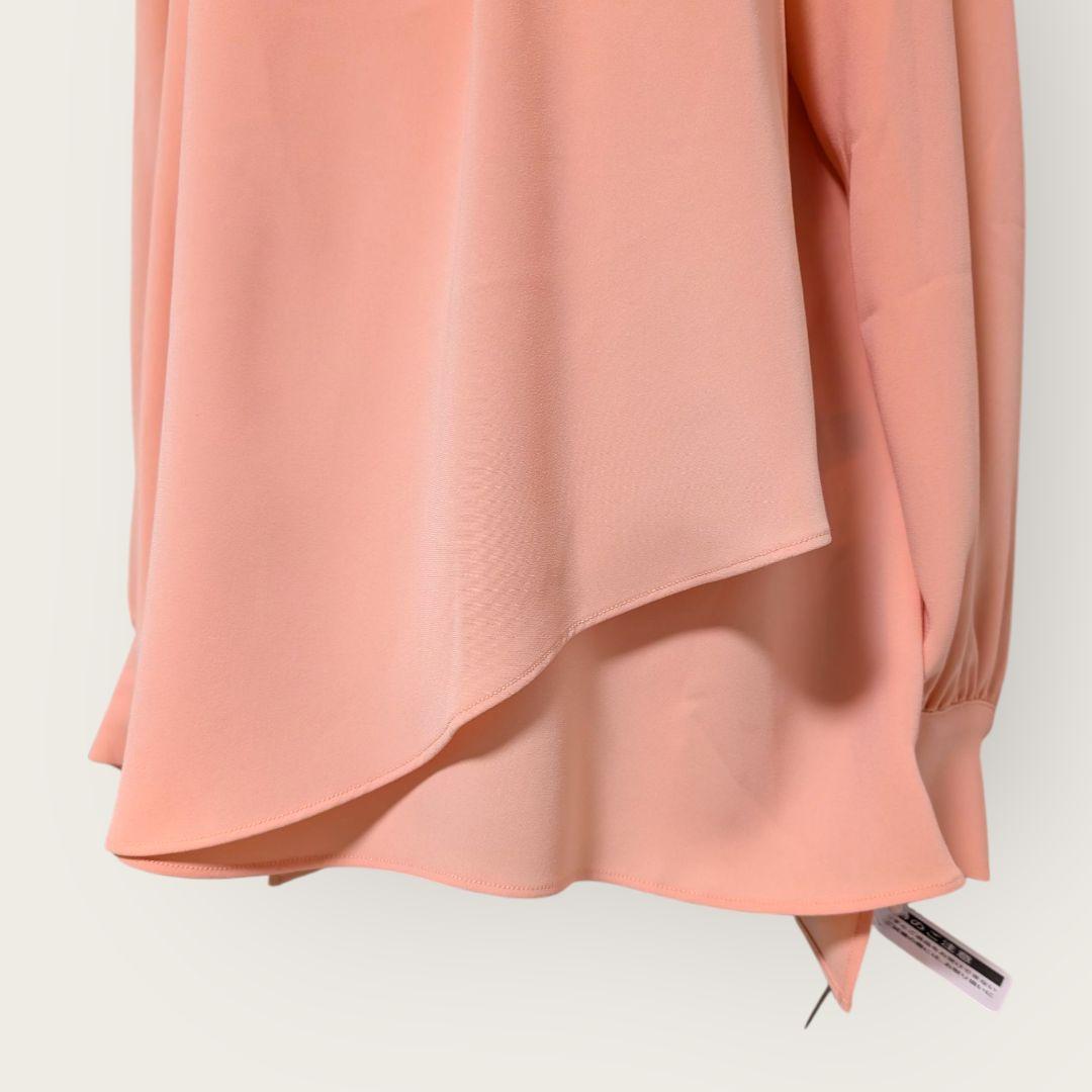 【新品タグ付】ダーマコレクション サーモンピンク ブラウス 13号 DAMA