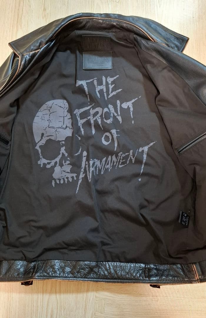 【美品・希少】ジャックローズ × カラーズ 武装戦線 ライダースジャケット牛本革