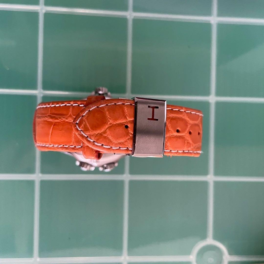 イ*ゴ様 Hamilton アナログ時計 クロコダイルレザー