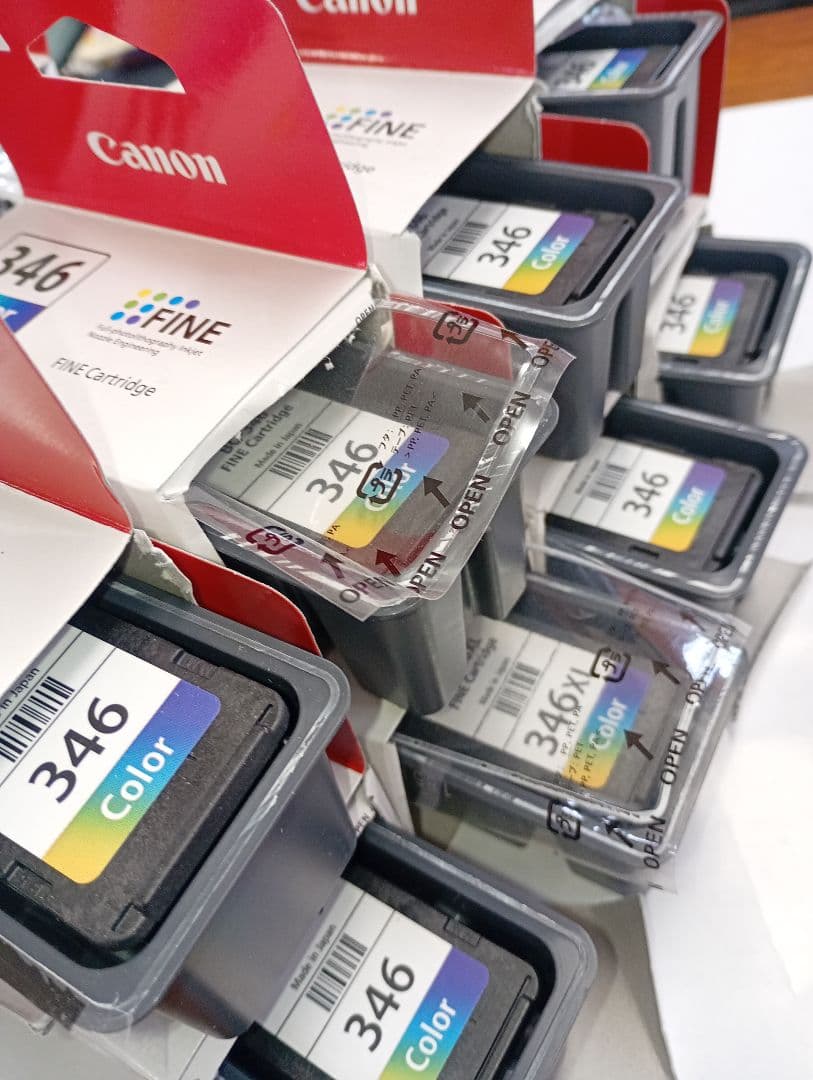 【使用済】純正キャノンCanon BC-346 BC-345 空インク合計16個