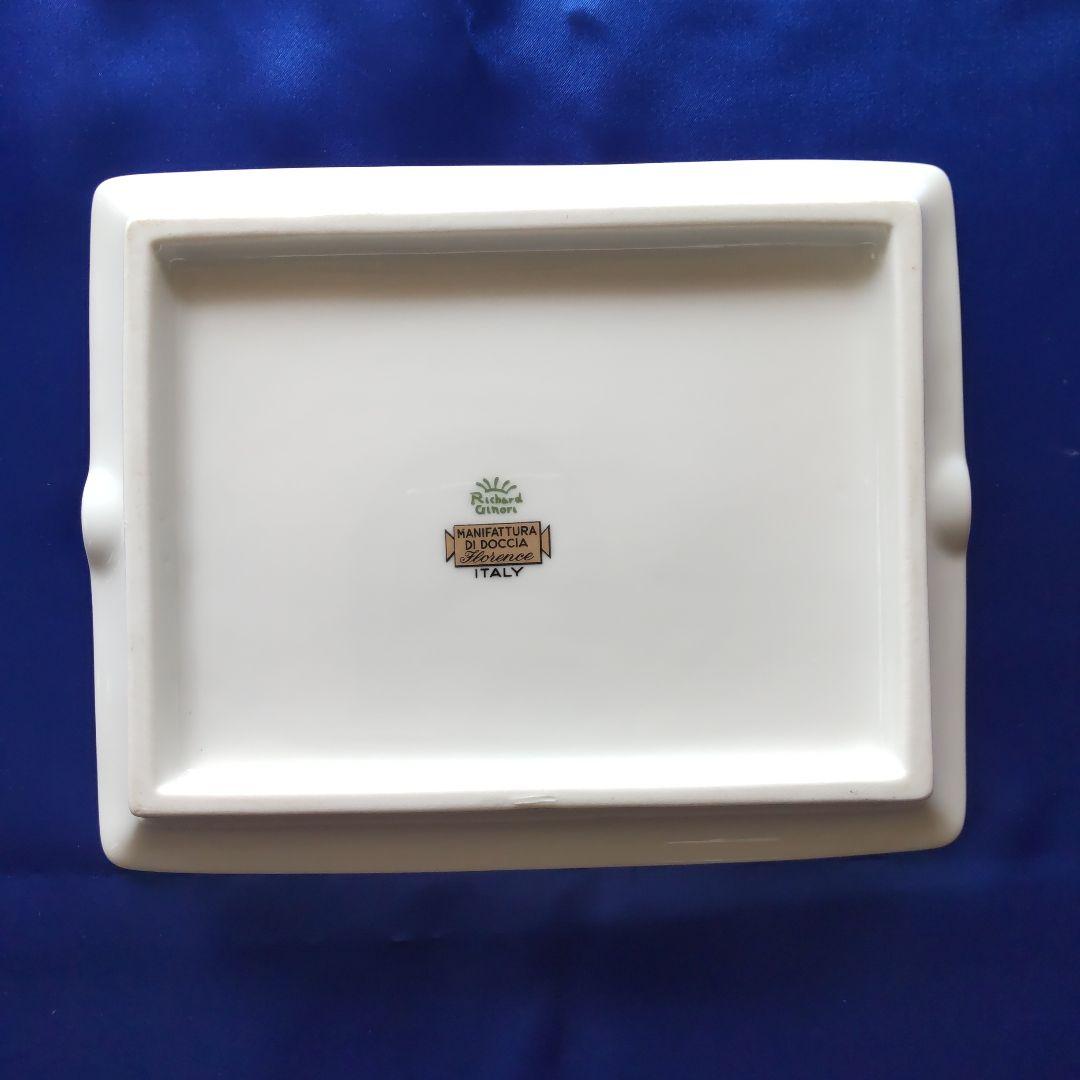 【希少】【美品】 リチャードジノリ アンティックローズ アッシュトレイ (灰皿)