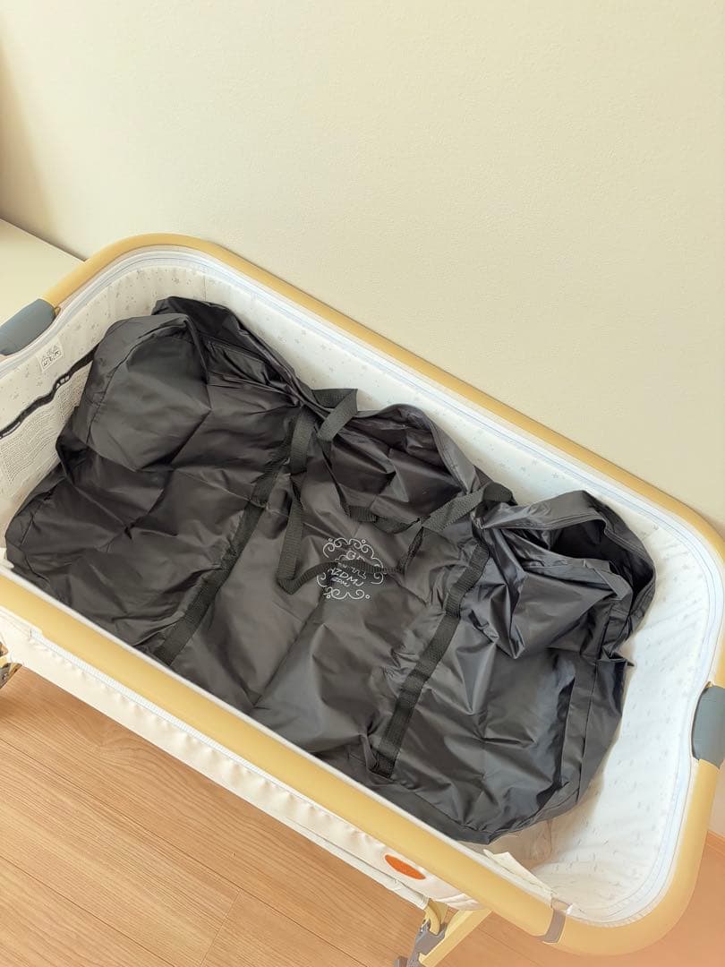 hzdmj ベビーベッド カーキ 折りたたみ 添い寝