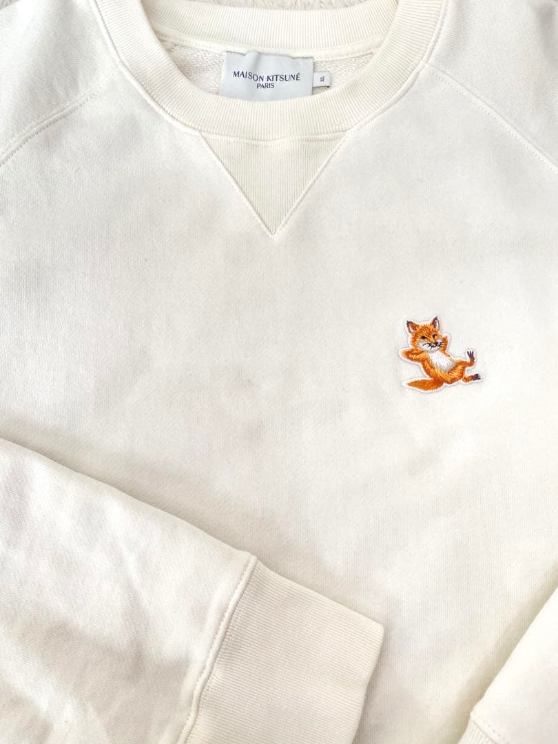 MAISON KITSUNE CHILLAX FOX スウェット 白XL