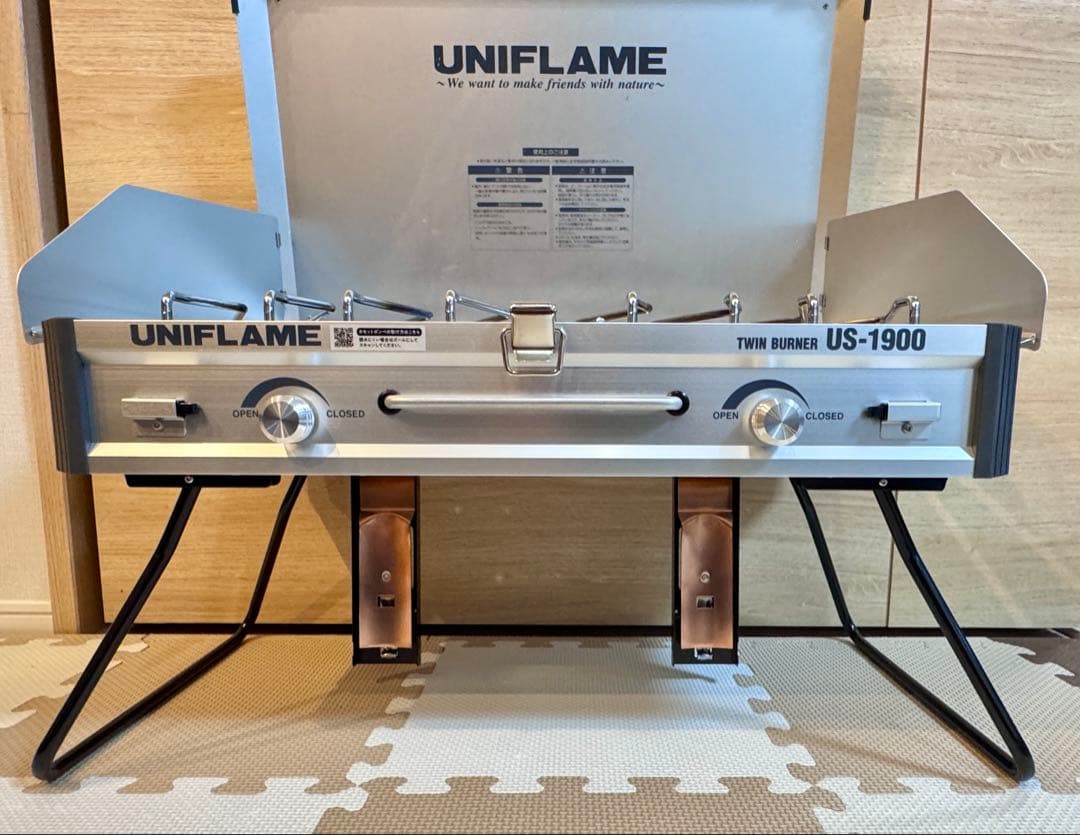 【ryu】UNIFLAME ツインバーナーUS-1900 専用収納ケース付