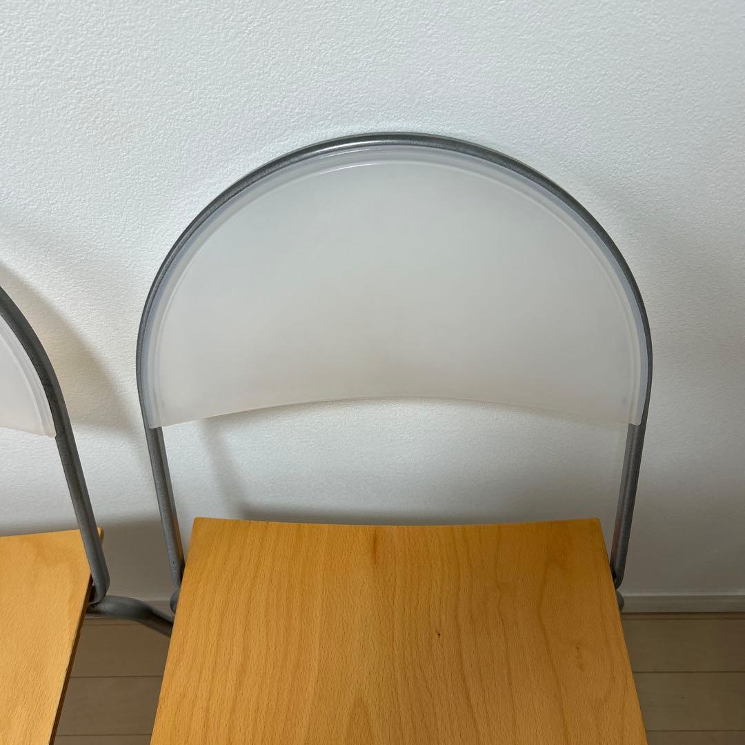 無印良品　イス2脚セット