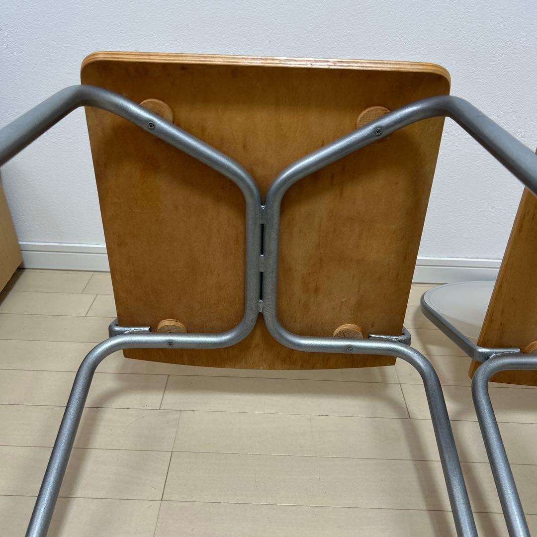 無印良品　イス2脚セット