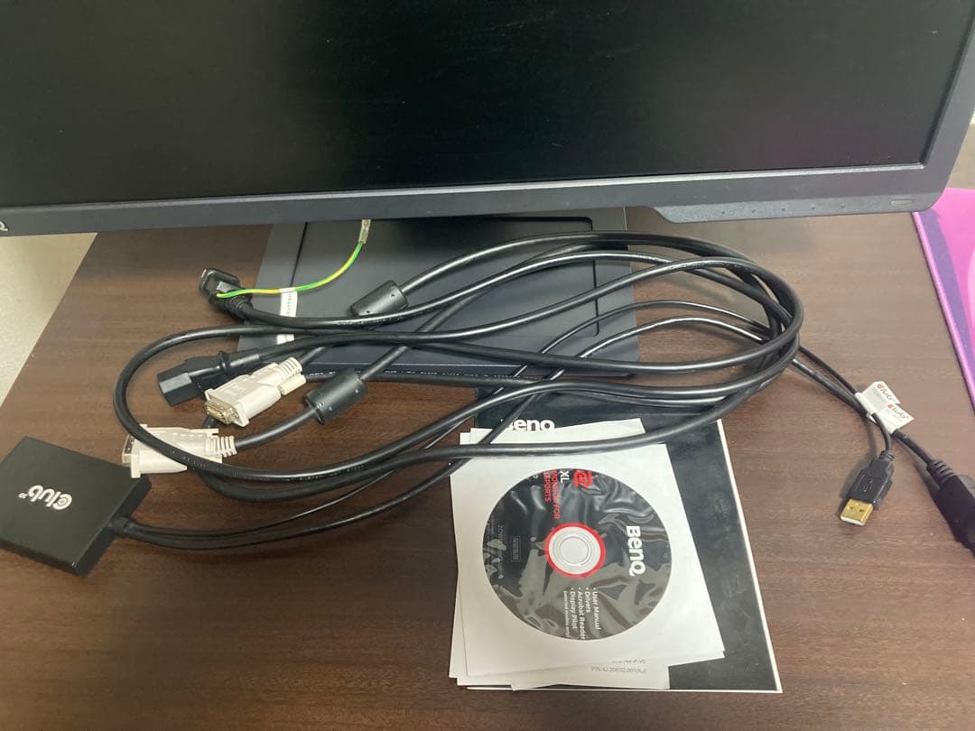 BenQ XL2411 DVI→HDMI 144Hz変換デバイス付