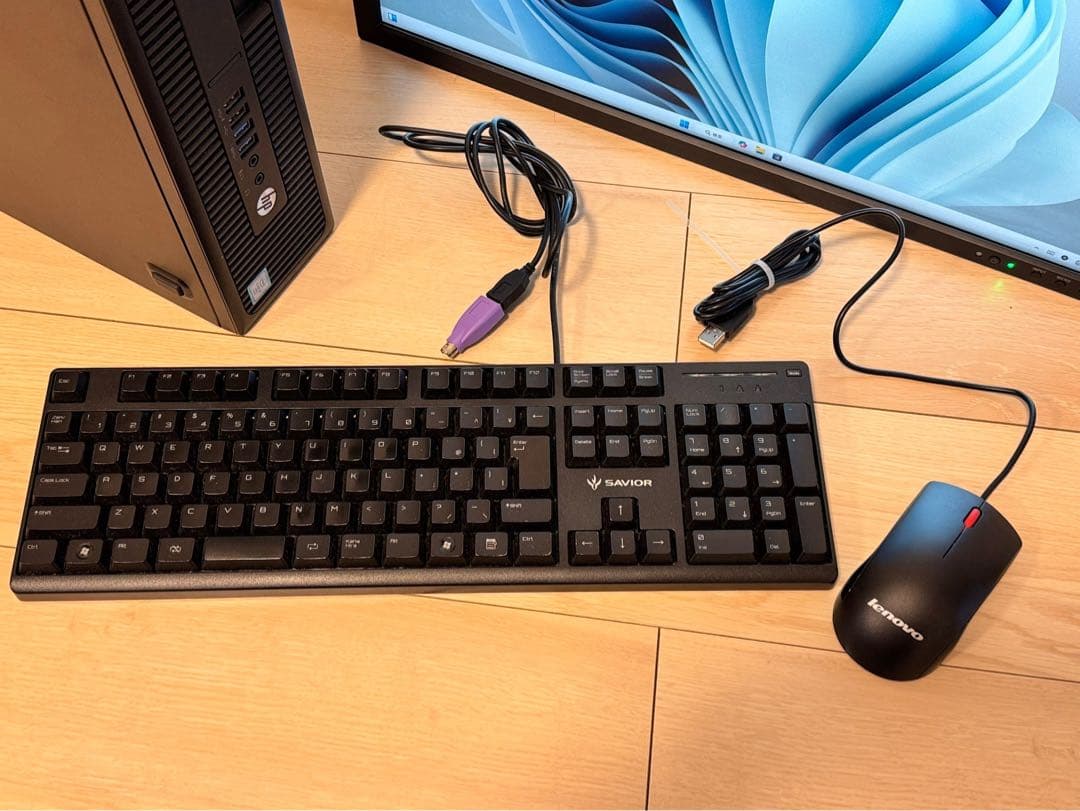 モニタ付 Windows11 Corei5 SSD500GB パソコン セット