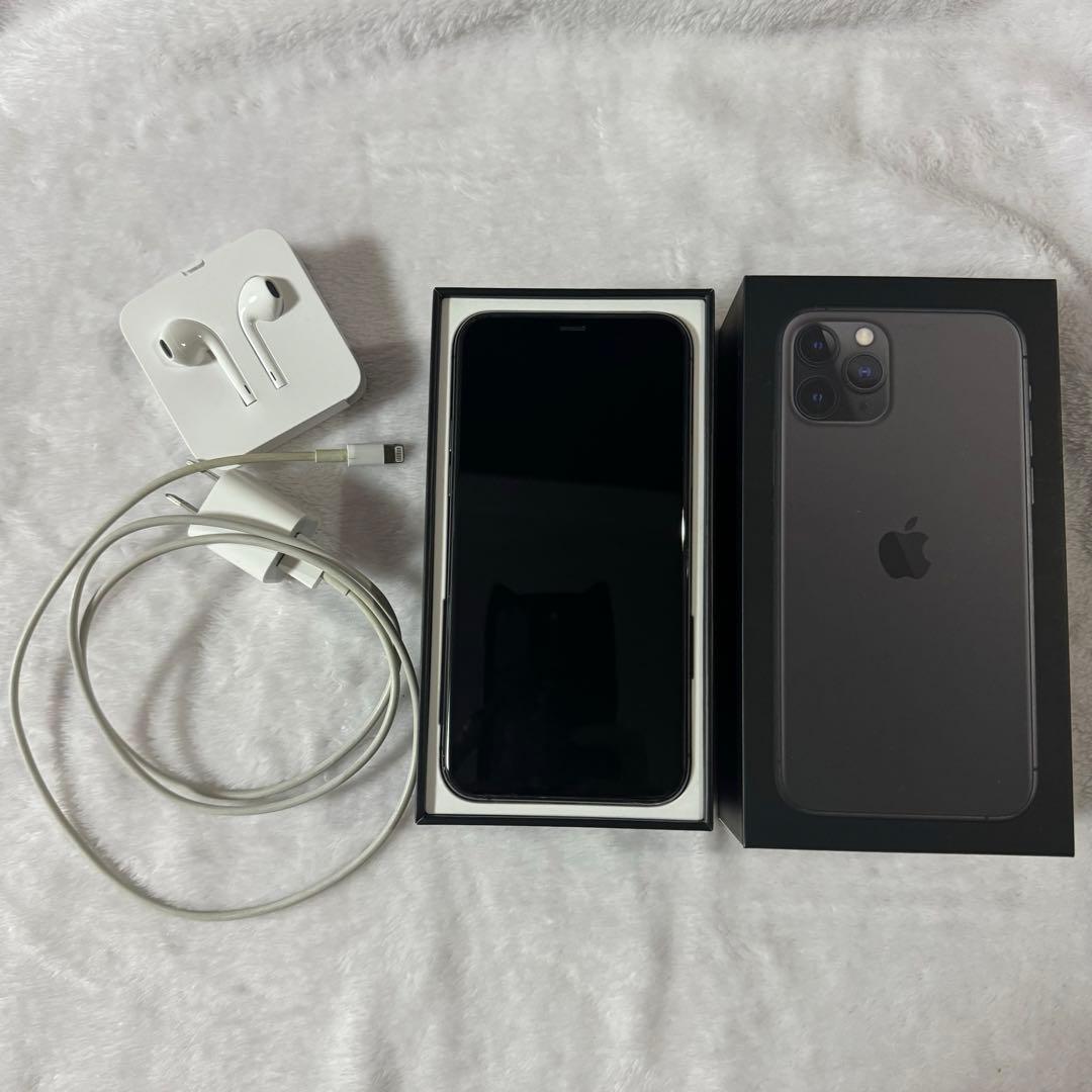 iPhone11pro, Space Gray, 256GB EarPods付
