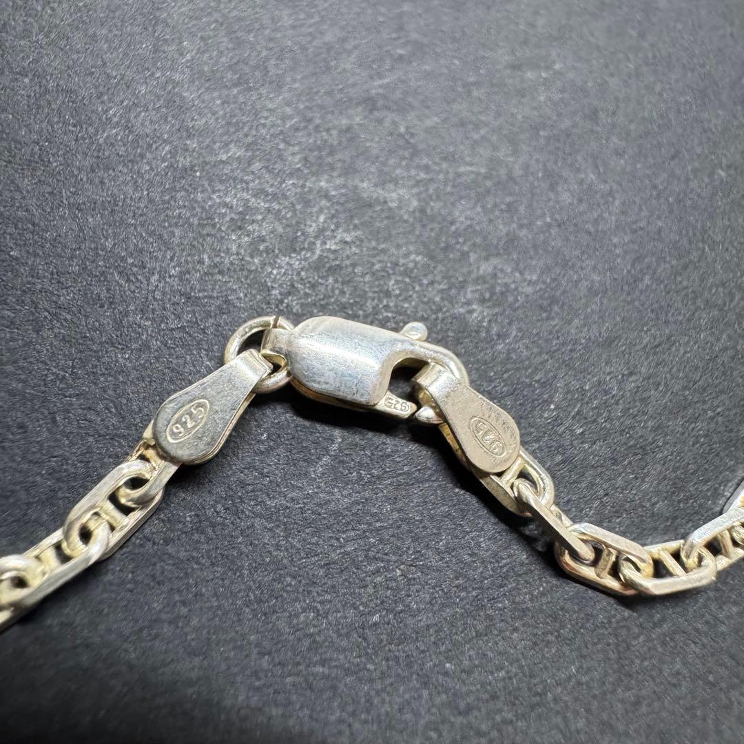 【イタリア製 45㎝】アンカーチェーン ネックレス silver925