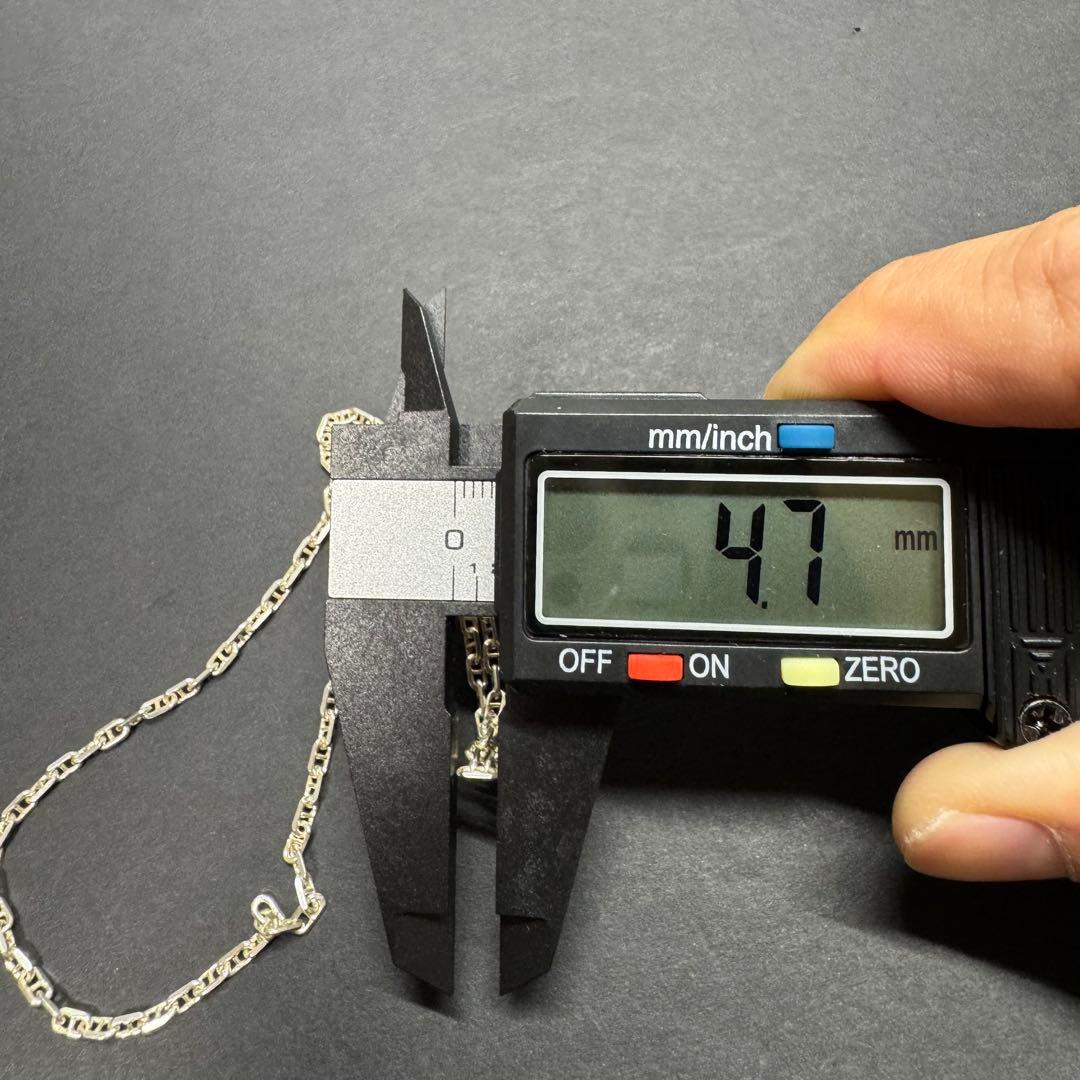 【イタリア製 45㎝】アンカーチェーン ネックレス silver925