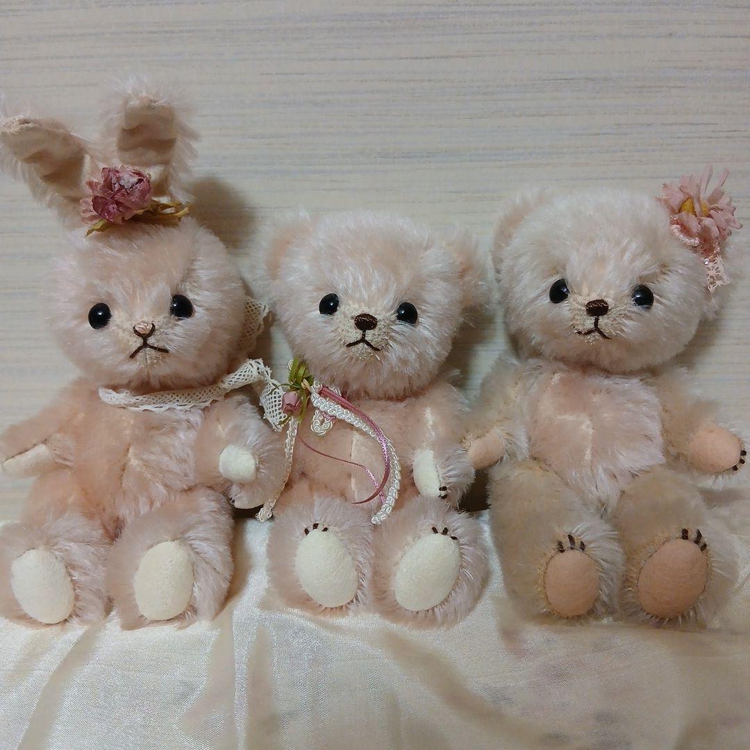 作家様　ウサギとクマのぬいぐるみ　セット品