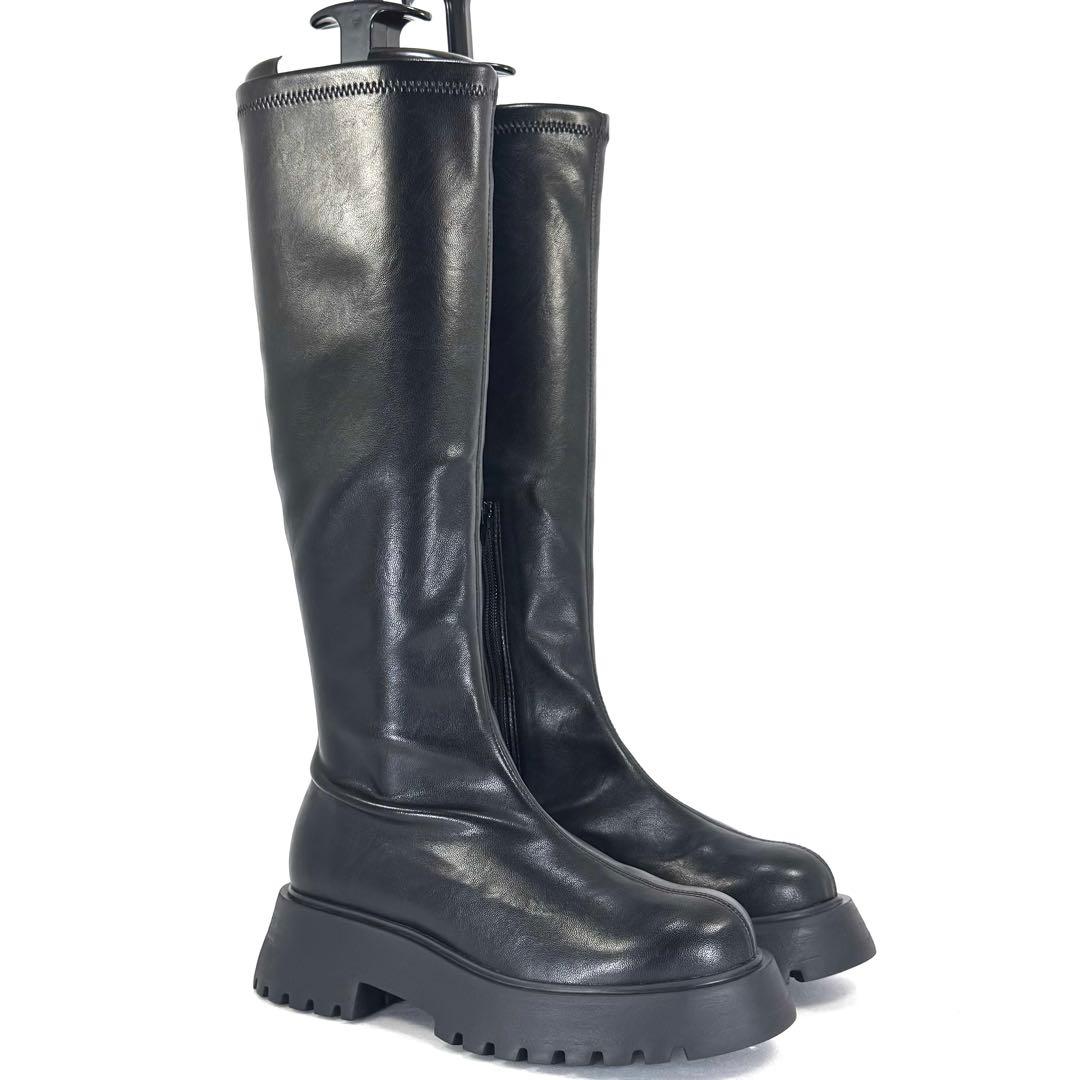 【MOUSSY】 マウジー （24） ロングブーツ 新品 vivi 掲載 現行品