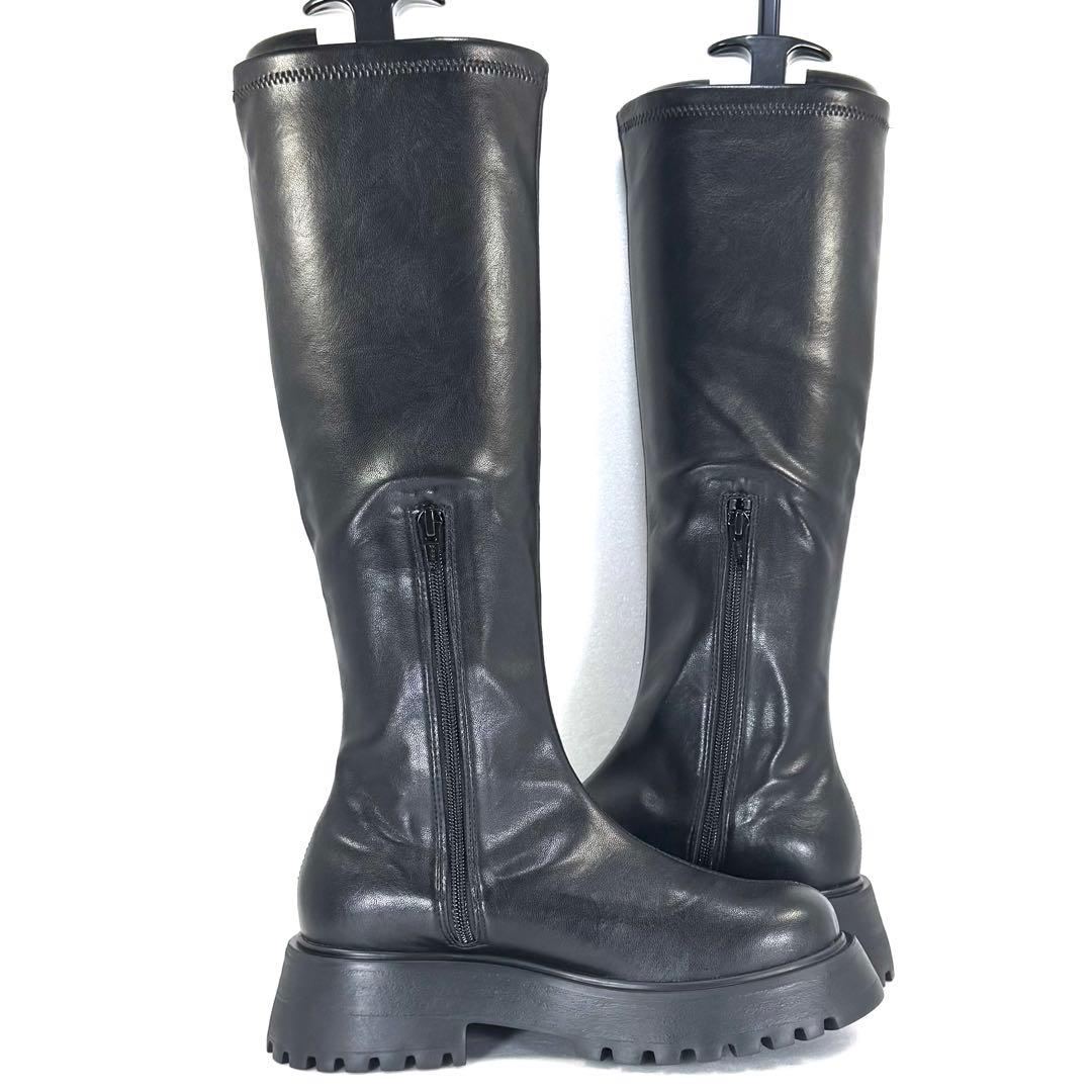 【MOUSSY】 マウジー （24） ロングブーツ 新品 vivi 掲載 現行品